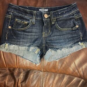 Mossimo Denim Cutoff Shorts - Black